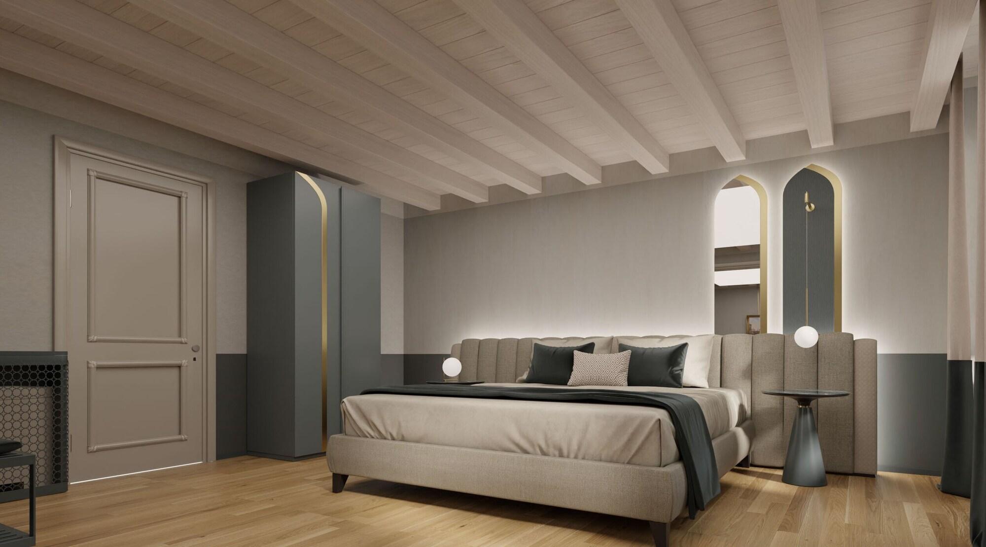 Relais Balcone Di Giulietta Hotel Verona Ngoại thất bức ảnh 3D rendering of a bedroom