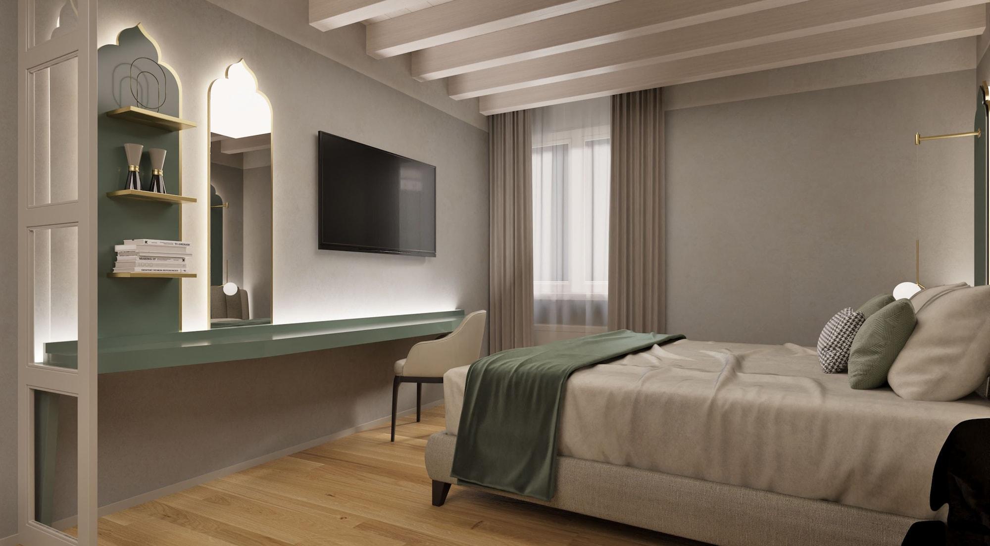 Relais Balcone Di Giulietta Hotel Verona Ngoại thất bức ảnh 3D rendering of a bedroom