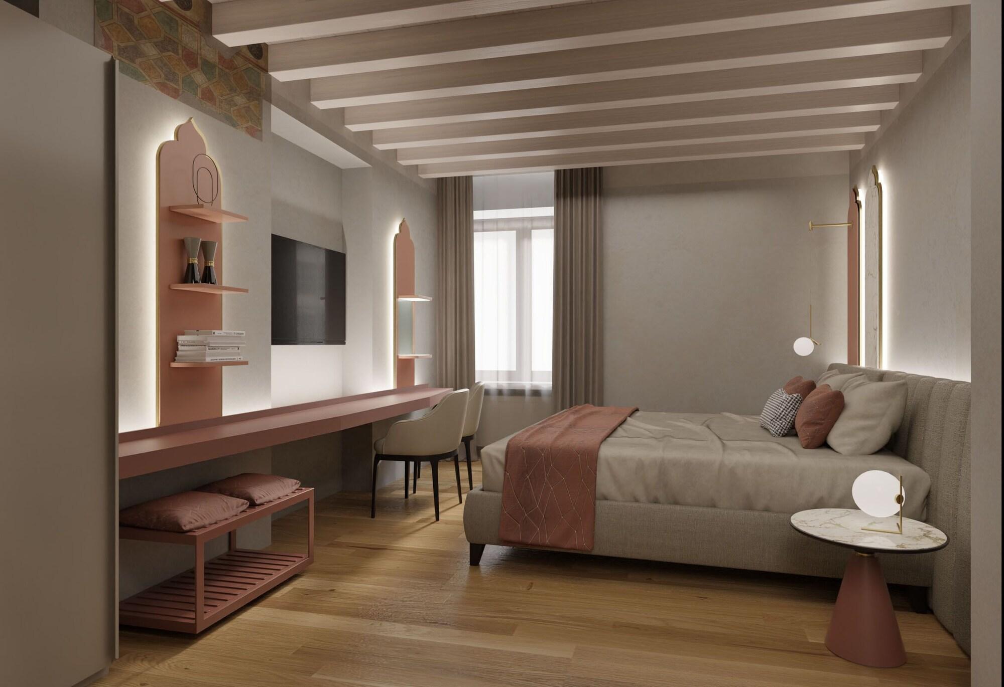 Relais Balcone Di Giulietta Hotel Verona Ngoại thất bức ảnh 3D rendering of a bedroom